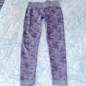 Gymshark Flex camo high waisted leggings Large